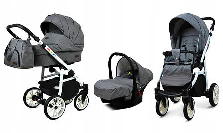 Дитячий візочок 3в1 BabyLux Color Lux, фото 1