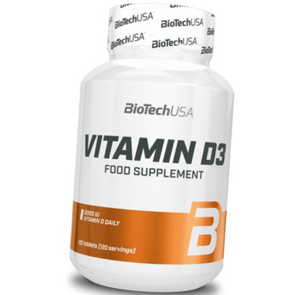 Вітамін Д 2000 BioTech Vitamin D3 2000 IU 120 tabs