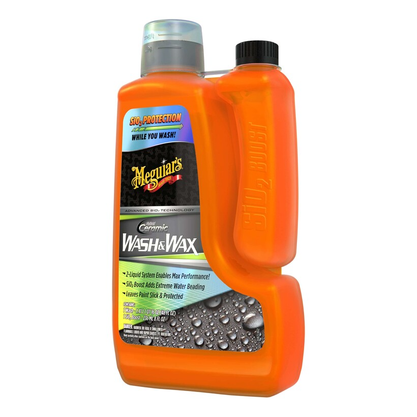 Автомобільний гібридно-керамічний шампунь Meguiar's G210256 Hybrid Ceramic Wash & Wax, 1.4 л, фото 1