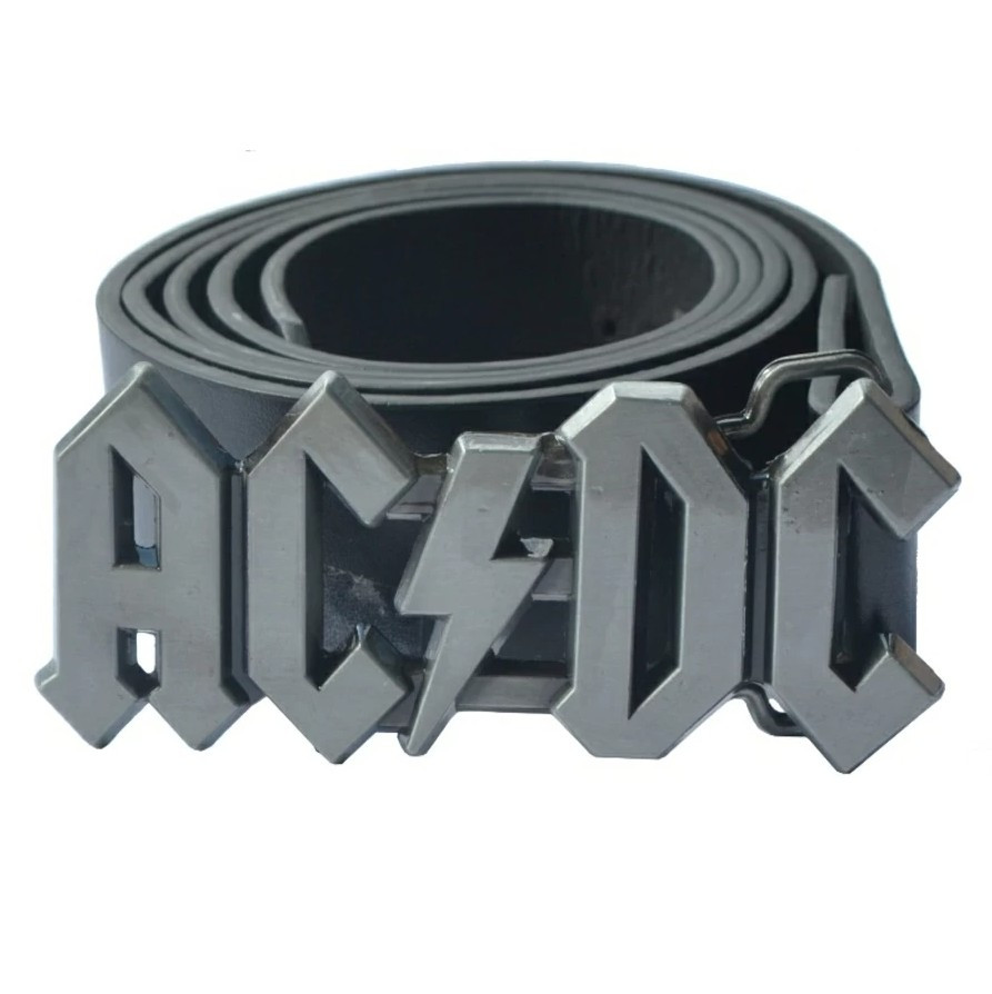 Пряжка AC/DC вирізане лого