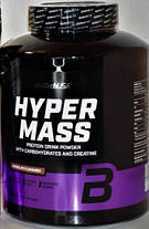 Високовуглеводний гейнер для набору ваги BioTech Hyper Mass 2,27 кг ваніль, фото 4