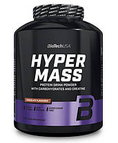 Високовуглеводний гейнер для набору ваги BioTech Hyper Mass 2,27 кг ваніль, фото 5