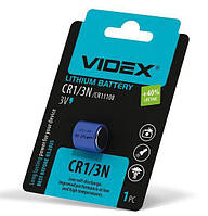 Батарейка литиевая Videx CR1/3N блистер 1шт (25724)