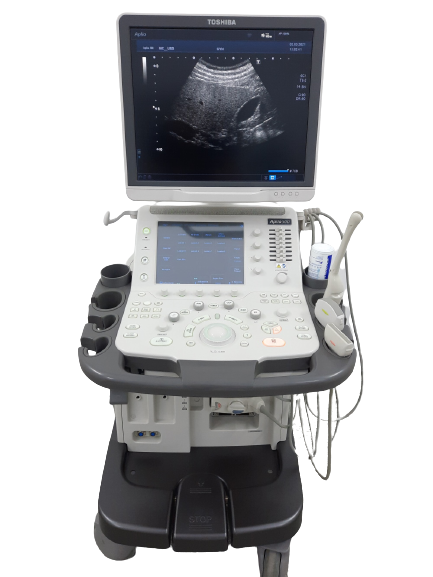 Toshiba (Canon) Aplio 500 Platinum (2016) + 4 датчики для кардіології, гінекології УЗІ апарат з еластографією