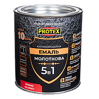 Емаль молоткова антикор. 5в1 PROTEX 0.75кг (0.7л) кольори в асортименті