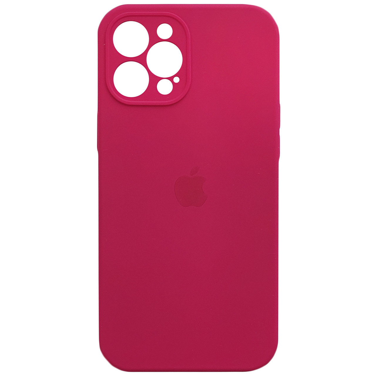 Чохол Silicone Full Camera для Apple iPhone 13 Pro Max Rose Red
