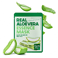 Тканинна маска для обличчя Farm Stay Real Aloe Vera Essence Mask (23 мл*10 шт.)