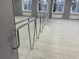 Пристенные поручни из нержавеющей стали на стойках . г. Харьков, Школа-интернат №12 ул. Борьбы 1 2