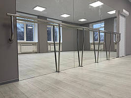 Пристенные поручни из нержавеющей стали на стойках . г. Харьков, Школа-интернат №12 ул. Борьбы 1 5