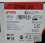 Remsa 0766.00 Гальмівні колодки передні Ford Fiesta Fusion 1.2-1.8, фото 4