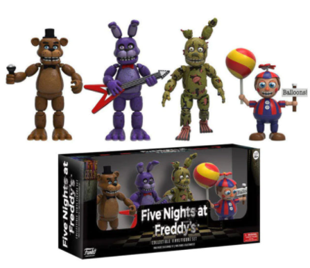 Аніматроніки Набір 4 шт 5 ночей з Фредді Фігурки 5 см Фнаф fnaf, фото 1