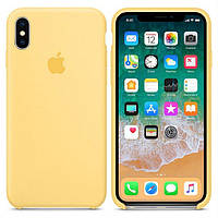 Чехол для Apple iPhone XS Max желтый