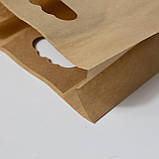 Великодні пакети подарункові "Великодній Злодій" 220*75*325 мм Пакети з вирубними ручками Паперовий пакет банан, фото 4