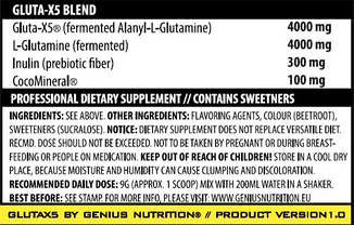 Глютамин в порошку Genius Nutrition GLUTAX5 405 г, фото 5