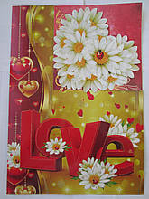 Листівка валентинка велика Love А4+