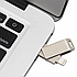Флешка для iPhone та iPad 64 GB iDrive Lightning/USB 2.0 метал сріблястий, фото 4