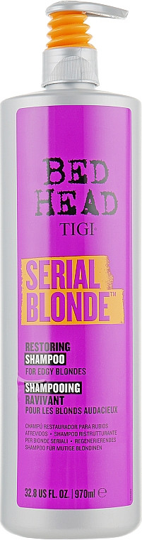 Tigi Bed Head Serial Blonde Restoring Shampoo Восстанавливающий шампунь для блондинок, 970 мл