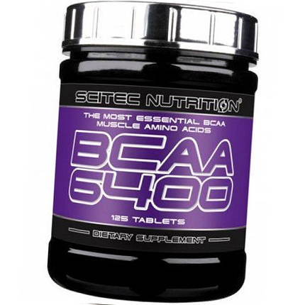 Амінокислоти BCAA Scitec BCAA 6400 125 табл, фото 3