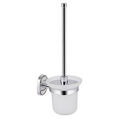 Йоржик для унітазу настінний LIDZ 114 округлий скло хром LDORE0501CRM22167