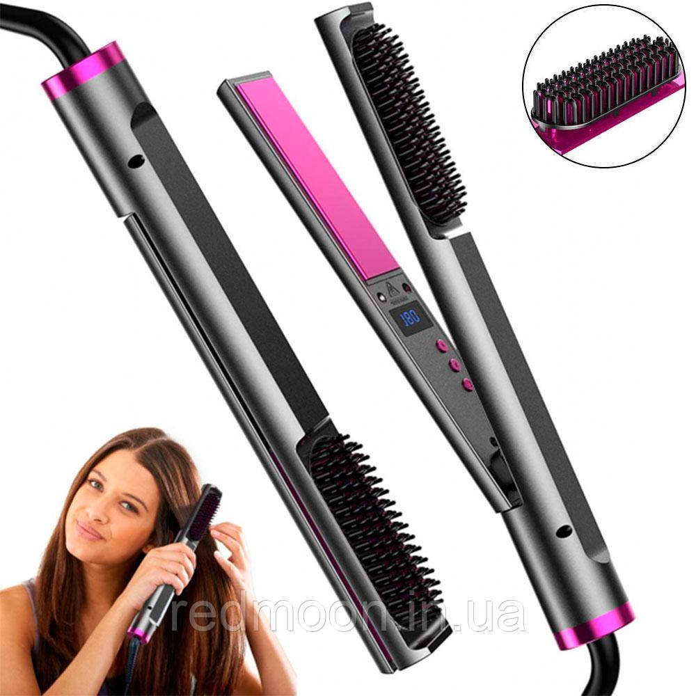 Професійний випрямляч гребінець для волосся 3в1 Hair Straightener / Стайлер для укладання волосся, фото 1