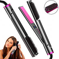 Профессиональный выпрямитель расческа для волос 3в1 Hair Straightener / Cтайлер для укладки волос