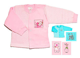 Кофточка дитяча, утеплена, інтерлок з начісом, Татошка