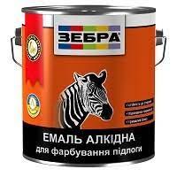 Емаль ПФ-266 для підлоги алкідна, жовто-коричнева, 2,8 кг, Zebra (шт)