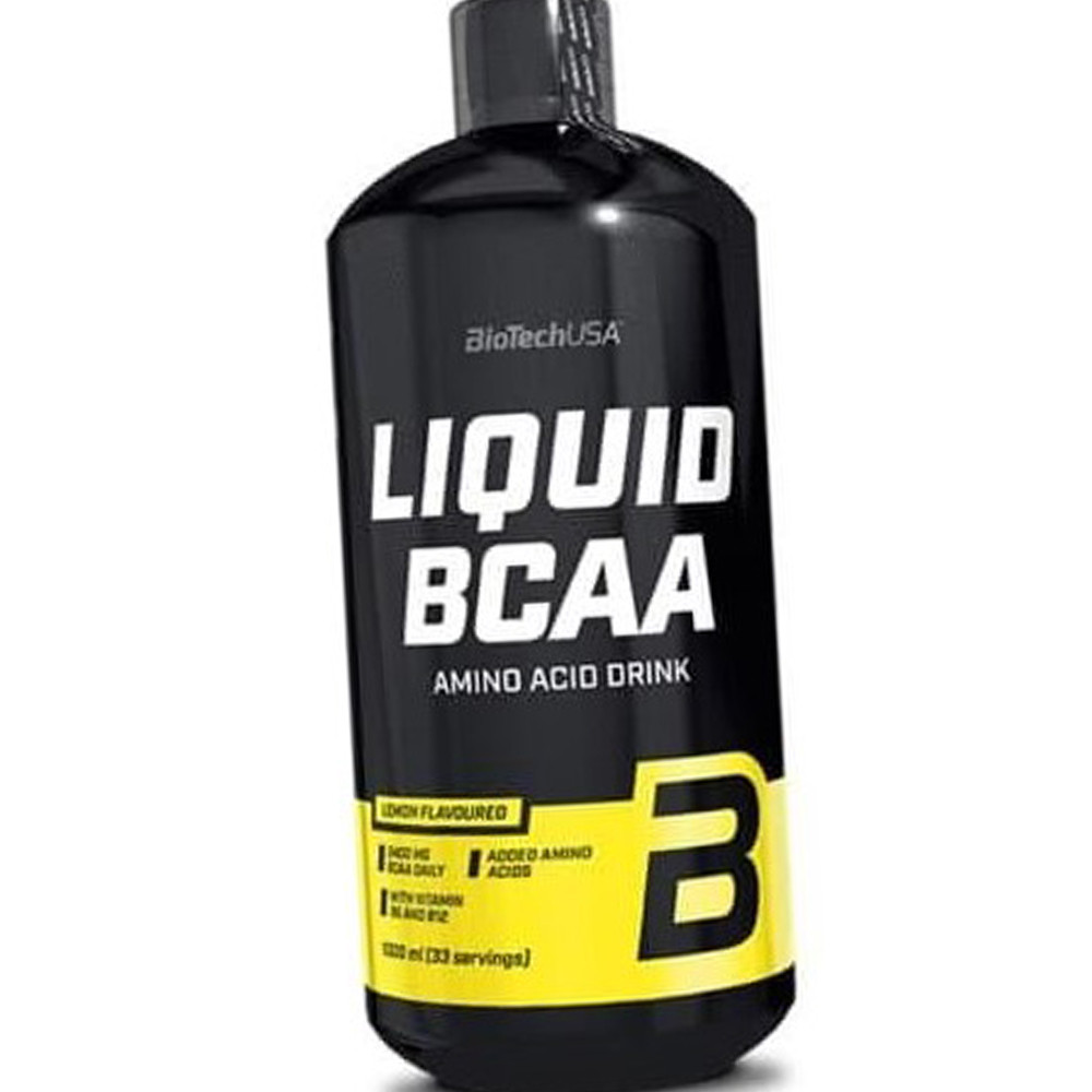 Амінокислоти рідкі BCAA BioTech Liquid BCAA 1000 мл Лимон