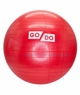 М'яч для фітнесу GO DO матовий FB-65-КРАСНИЙ, фото 1