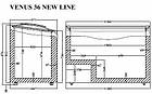 VENUS NL 36 (342л) Морозильна скриня з гнутим розсувним склом CRYSTAL S.A. Греція, фото 2