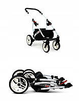 Дитячий візочок 3в1 Raf-Pol BabyLux White Lux, фото 3