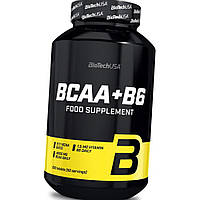BCAA аминокислоты Бсаа BioTech BCAA B6 100 таб