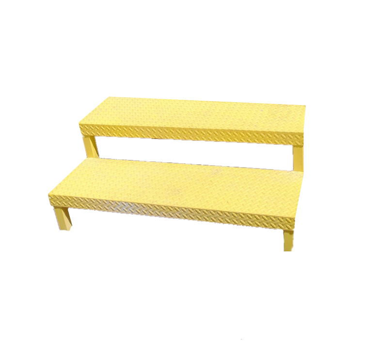 Металевий ганок, сходи на 2 сходинки, фото 1