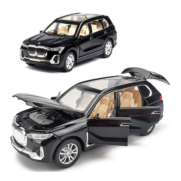 Машинка BMW X7 іграшка моделька металева колекційна 19 см Чорний (59407)