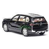 Машинка BMW X7 іграшка моделька металева колекційна 19 см Чорний (59407), фото 6