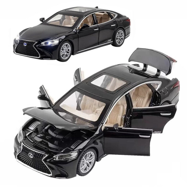 Машинка Lexus LS500H іграшка металева моделька колекційна 16 см Чорний (59409)