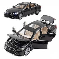 Машинка Lexus LS500H игрушка металлическая моделька коллекционная 16 см Черный (59409)