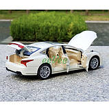 Машинка Lexus LS500H моделька іграшка металева колекційна 16 см Білий (59410), фото 8