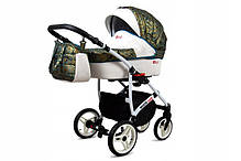 Дитячий візочок 3в1 Raf-Pol BabyLux White Lux, фото 4