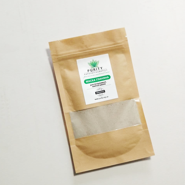 Глиняна Маска для проблемної та жирної шкіри Purity 50 грам