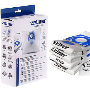 Мішки для пилососу Zelmer/Bosch ZVCA100B SAFBAG (4шт.) 49.4000, фото 1