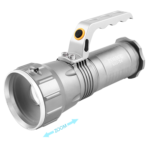 Ліхтар переносний Police K03-T6, ЗП 220 V/12V, 3x18650, zoom, фото 1