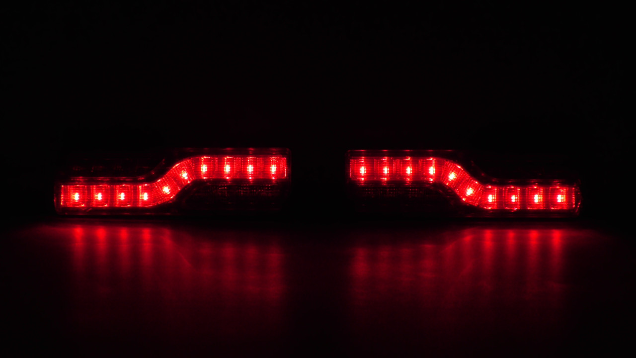 Світлодіодні LED стопи для тюнінг ВАЗ 2101 ліхтарі ГАЗель задні стопи на причіп код товару 10916