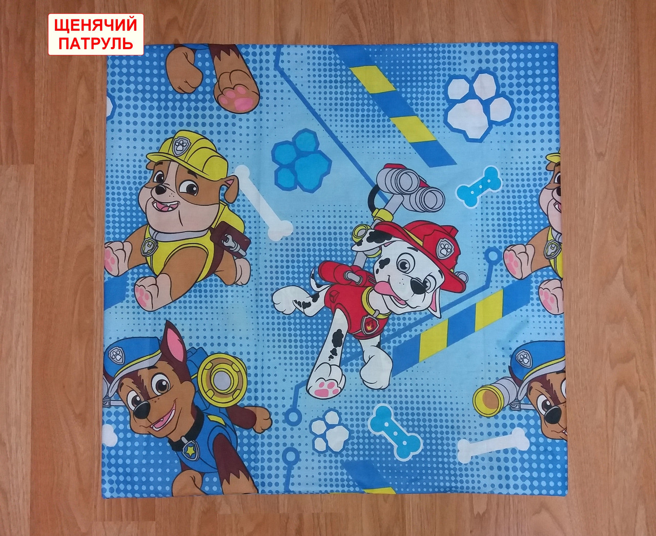 Щенячий патруль синій - Наволочка бязь 70х70