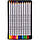 Кольорові олівці для малювання Raffaine набір 12 кольорів в металевому пеналі, фото 4