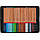 Кольорові олівці для малювання Fine Art набір 48 кольорів кедр в металевому пеналі, фото 3
