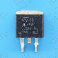 MOSFET N-канал 200В 30А 65мОм STM STB30NF20 D2PAK