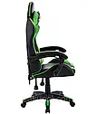 Крісло геймерське Extreme Series EXT ONE чорно-зелене спортивне ігрове, фото 4