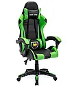 Крісло геймерське Extreme Series EXT ONE чорно-зелене спортивне ігрове, фото 3