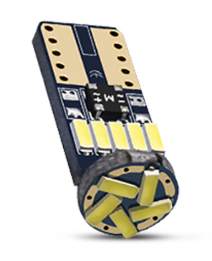 W5W T10 15-SMD LED 4014SMD лампочка автомобільна біла - 1шт